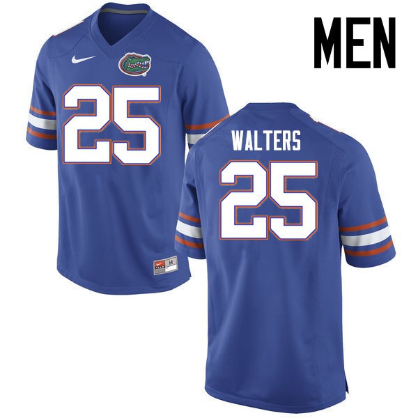 Florida Gators Men #25 Brady Walters College Football Jerseys Blue